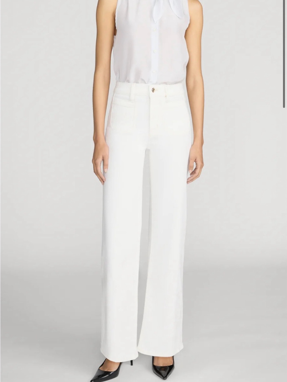 Frame Le Slim Palazzo High Rise Wide Leg jeans size 25